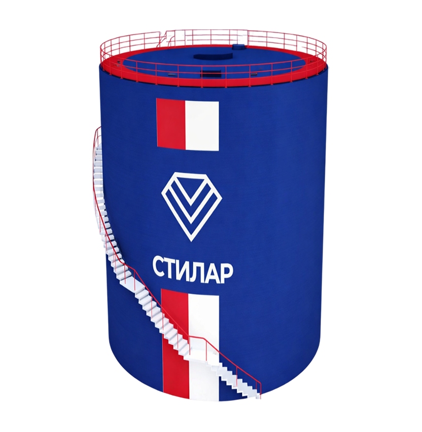 Цельносварной резервуар РВС для битума 25 м³ от завода-производителя