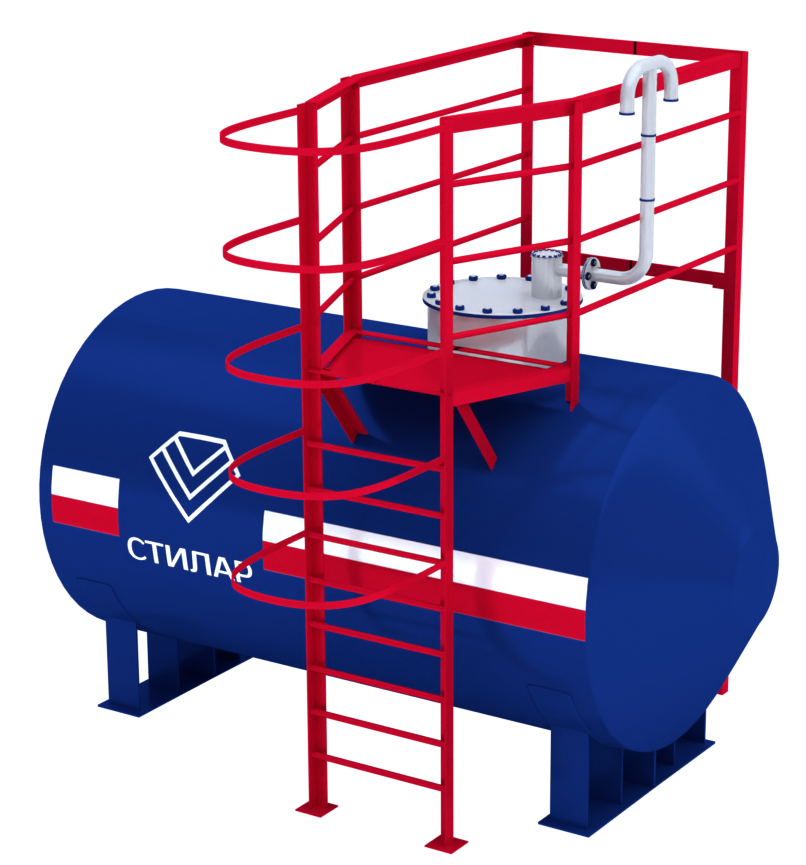 Горизонтальный резервуар РГСН для технической воды 25 м³ от завода-производителя